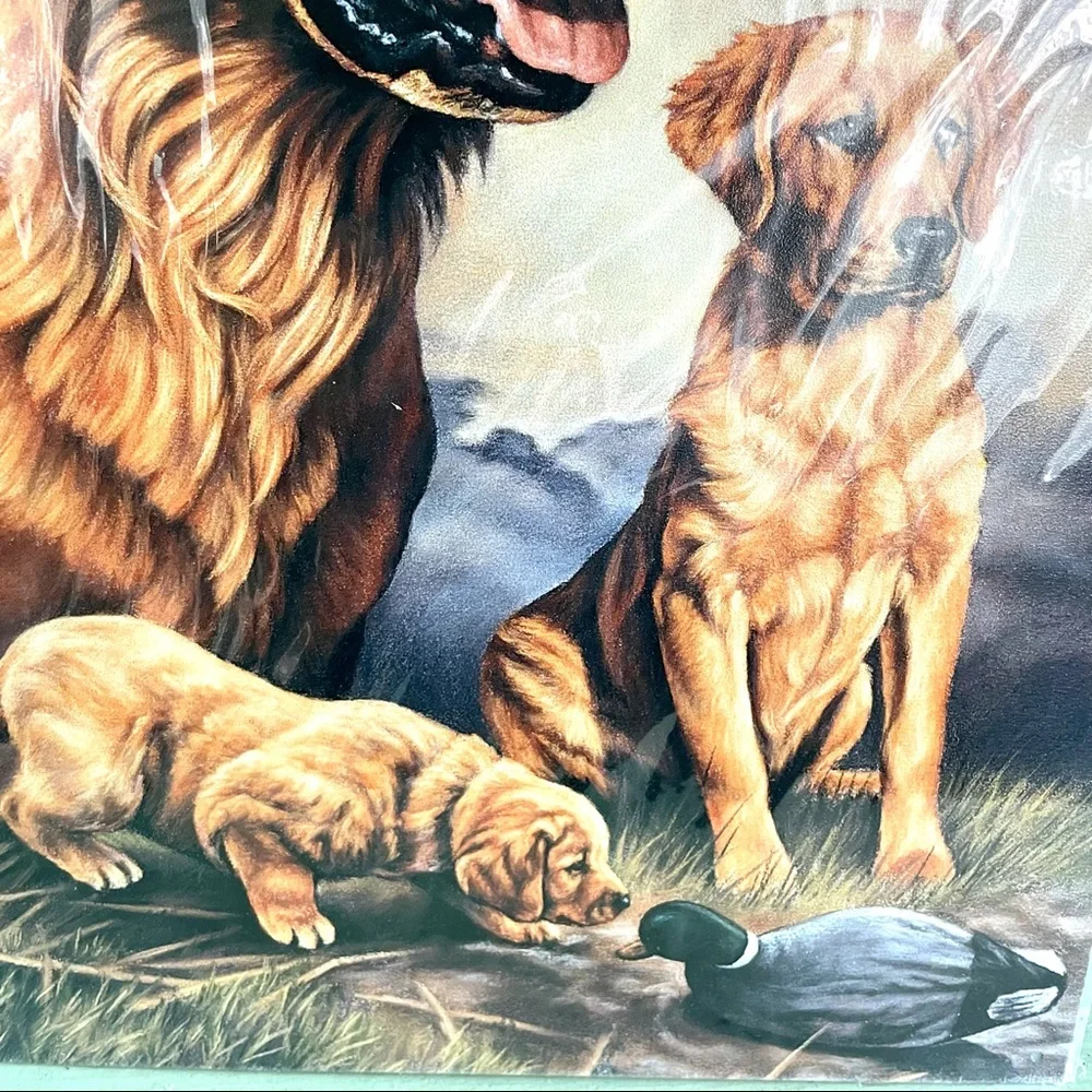 NEW Golden Retriever Dog Puppy Metal Sign